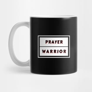 Prayer Warrior | Christian Typography Mug